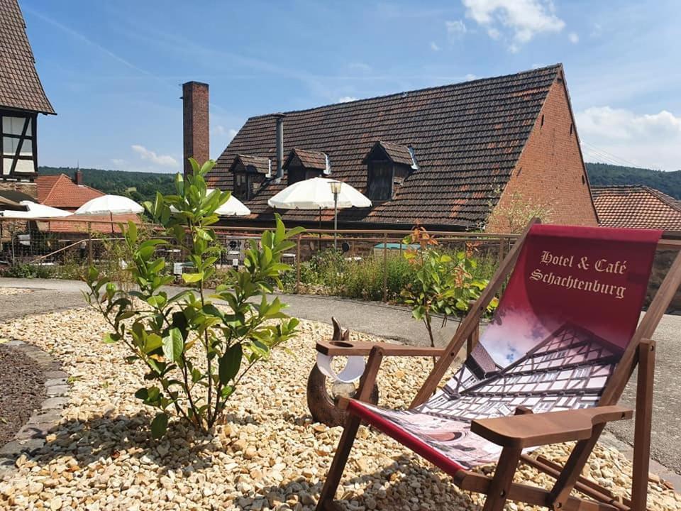 Hotel & Cafe Schachtenburg 슐리츠 외부 사진